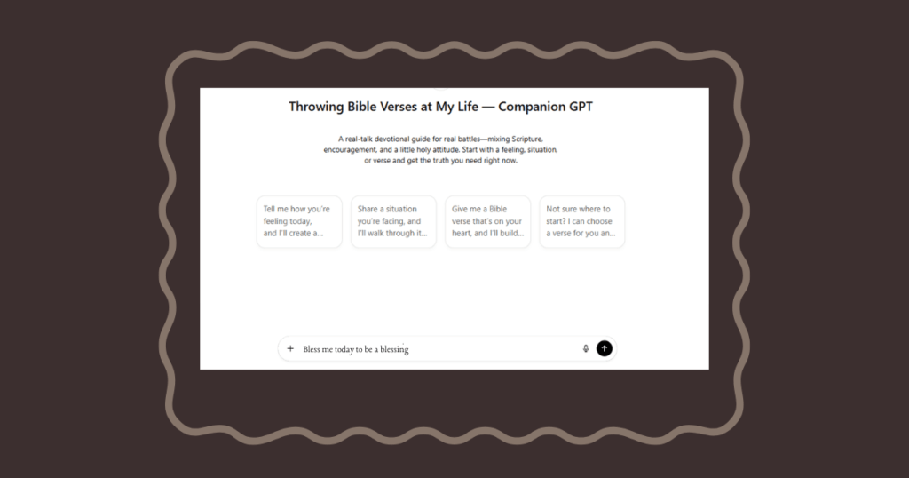 Blessed to be a blessing